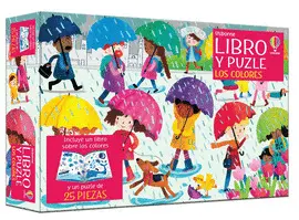 LOS COLORES. LIBRO Y PUZLE 25 PZAS