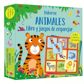 ANIMALES. LIBRO Y JUEGOS EMPAREJAR