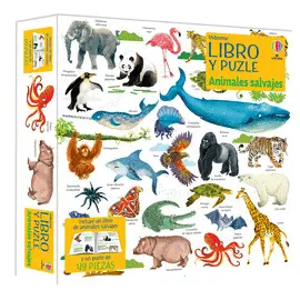 ANIMALES SALVAJES. LIBRO PUZLE 49 PZAS