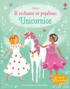Unicornios. Vestuario en Pegatinas