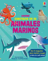 ANIMALES MARINOS. CONSTRUYE EN 3D