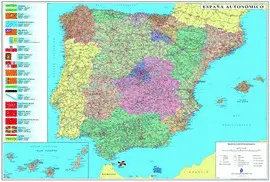 ESPAÑA / PORTUGAL - MAPA POSTER ESPAÑA / PORTUGAL - MAPA POSTER