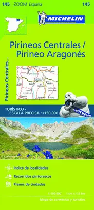 PIRINEOS CENTRALES. PIRINEO ARAGONES. MAPA ZOOM