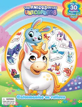 LOS AMIGOS DE LOS UNICORNIOS (PEGATINAS EN RELIEVE)