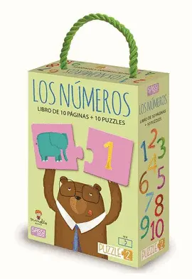 LOS NUMEROS. LIBRO DE 10 PAGINAS + 10 PUZLES