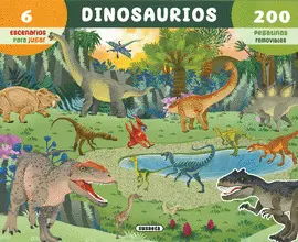 DINOSAURIOS CON PEGATINAS REMOVIBLES