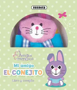 MI AMIGO EL CONEJITO. LIBRO Y CONEJITO
