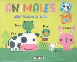 Animales. libro y Puzle de 20 Piezas