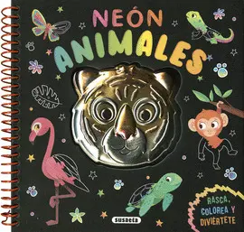 NEÓN. ANIMALES. RASCA, COLOREA Y DIVIERTETE