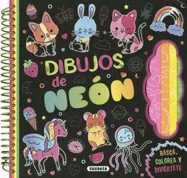 DIBUJOS DE NEÓN. RASCA, COLOREA Y DIVIERTETE