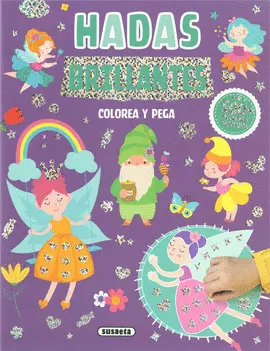 Hadas Brillantes. Colorea y Pega