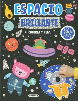 Espacio Brillante. Colorea y Pega