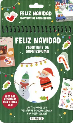 FELIZ NAVIDAD. PEGATINAS DE GOMAESPUMA