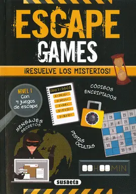 ESCAPE GAMES. NIVEL 1. (+9 AÑOS)
