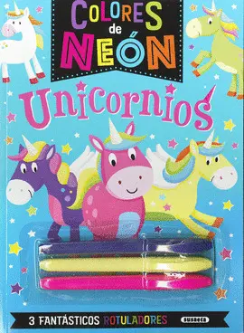 UNICORNIOS. COLORES DE NEON