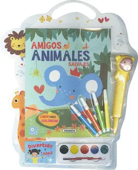 AMIGOS ANIMALES SALVAJES. DIVERTIDO Y FACIL