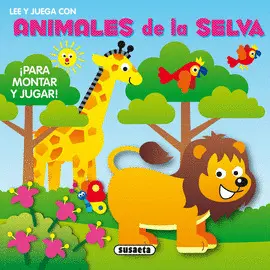 LEE Y JUEGA CON ANIMALES DE LA SELVA