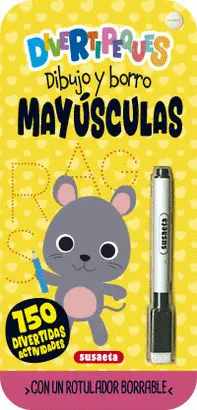 MAYÚSCULAS. DIVERTIPEQUES. DIBUJO Y BORRO