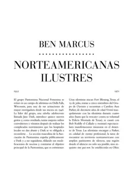 NORTEAMERICANAS ILUSTRES NORTEAMERICANAS ILUSTRES