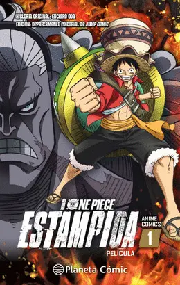 ONE PIECE ESTAMPIDA ANIME COMIC Nº 01