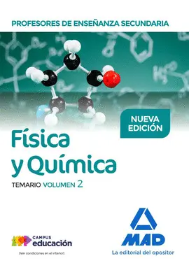 FÍSICA Y QUÍMICA TEMARIO VOLUMEN 2 PROFESORES DE ENSEÑANZA SECUNDARIA