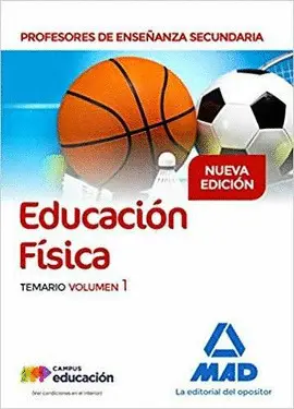 TEMARIO 1PROFESORES DE ENSEÑANZA SECUNDARIA EDUCACIÓN FÍSICA TEMARIO