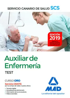 2019 TEST AUXILIAR ENFERMERIA SERVICIO CANARIO SALUD