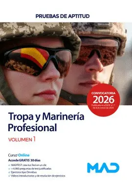 2026 T1 Pruebas de Aptitud Tropa y Marineria Profesional