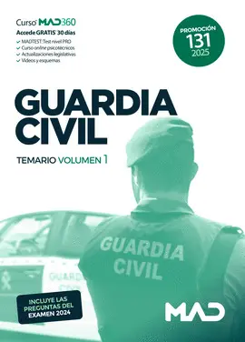2025 GUARDIA CIVIL TEMARIO 1 2025 GUARDIA CIVIL TEMARIO 1