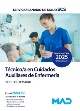 2025 TEST SCS TECNICO CUIDADOS AUXILIAR ENFERMERIA SERVICIO CANARIO SALUD 2025 TEST SCS TECNICO CUIDADOS AUXILIAR ENFERMERIA SERVICIO CANARIO SALUD