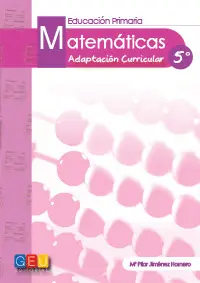 MATEMÁTICAS, 5 EDUCACIÓN PRIMARIA. ADAPTACIÓN CURRICULAR
