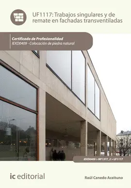 EBOOK TRABAJOS SINGULARES Y DE REMATE EN FACHADAS TRANSVENTILADAS. IEXD0409