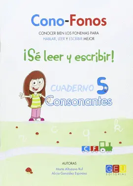 5 CONO-FONOS 3. ¡SE LEER Y ESCRIBIR! CUADERNO 5