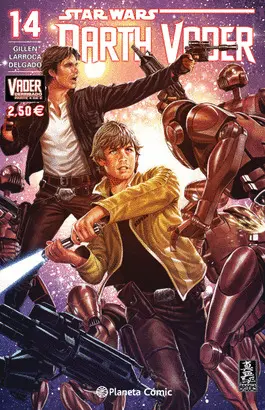 STAR WARS DARTH VADER Nº 14 (VADER DERRIBADO 4 DE 6)