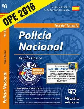 Policia Nacional Escala Basica- Test Temario