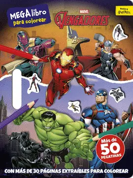 LOS VENGADORES. MEGALIBRO PARA COLOREAR LOS VENGADORES. MEGALIBRO PARA COLOREAR
