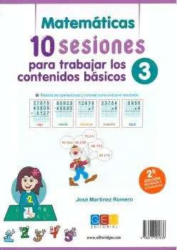 10 SESIONES 3 PARA TRABAJAR LOS CONTENIDOS BÁSICOS. CUADERNO 3
