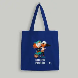 BOLSA DE TELA CHICAS PIRATA - AZUL