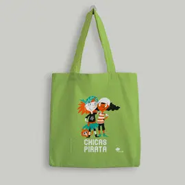 BOLSA DE TELA CHICAS PIRATA - VERDE