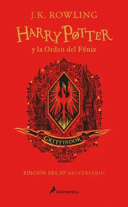 HARRY POTTER Y LA ORDEN DEL FÉNIX (GRYFFINDOR; ROJO)