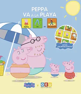 PEPPA VA A LA PLAYA - LECTURA CON METODO DE PICTOS