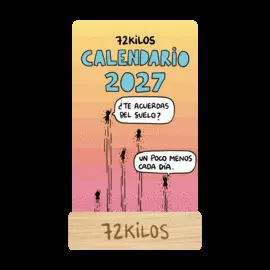 Calendario Mesa de Tarjetas 2027 - 72 Kilos