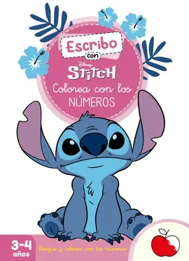 ESCRIBO CON STITCH. COLOREA CON LOS NUME