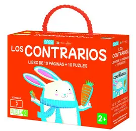 LOS CONTRARIOS. LIBRO + 10 PUZLES