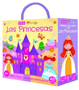 LAS PRINCESAS. LIBRO+PUZLE+FIGURAS