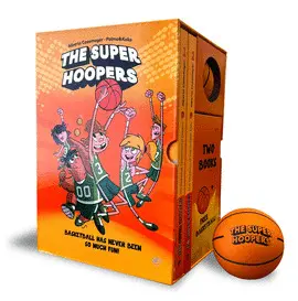THE SUPER HOOPERS BOOK SET: 2 BOOKS + BASKETBALL BALL