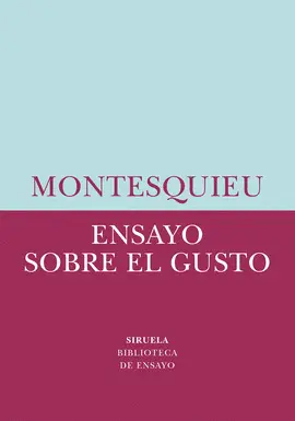 ENSAYO SOBRE EL GUSTO