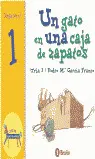 GATO EN UNA CAJA DE ZAPATOS JUEGA CON EL 1,UN