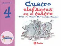 CUATRO ELEFANTES EN EL TEATRO JUEGA CON EL 4