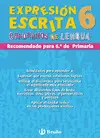 6 EXPRESION ESCRITA CUADERNO LENGUA 6º PRIMARIA